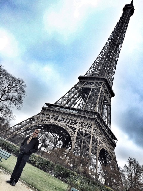 Markus Diersbock at Eiffel Tower, Paris