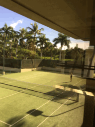 Video of Markus Diersb�ck and Malia Luther Playing Tennis, Four Seasons Maui